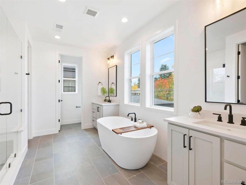 Furnished interior view inside a new home in , Denver (Image 28).