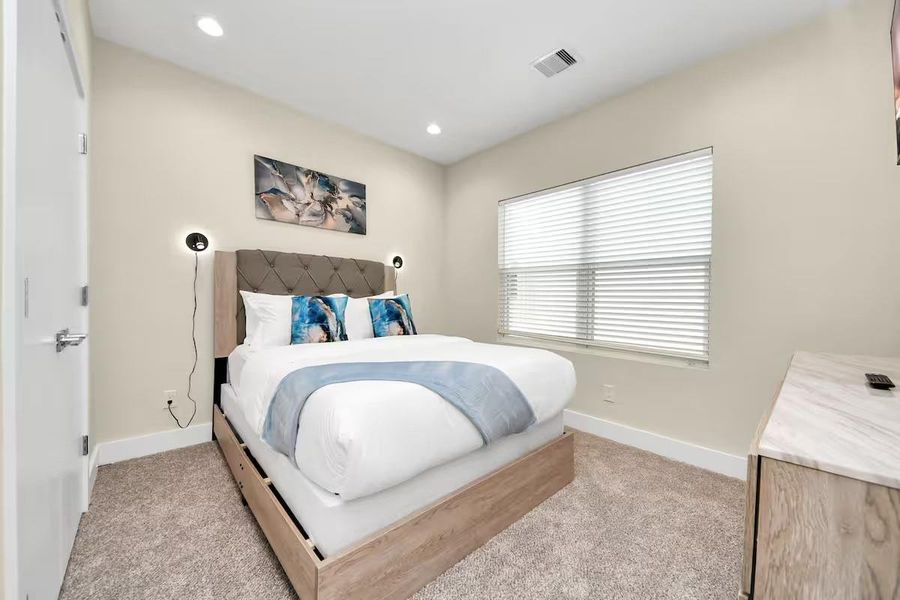 Furnished interior view inside a new home in , Houston (Image 13).