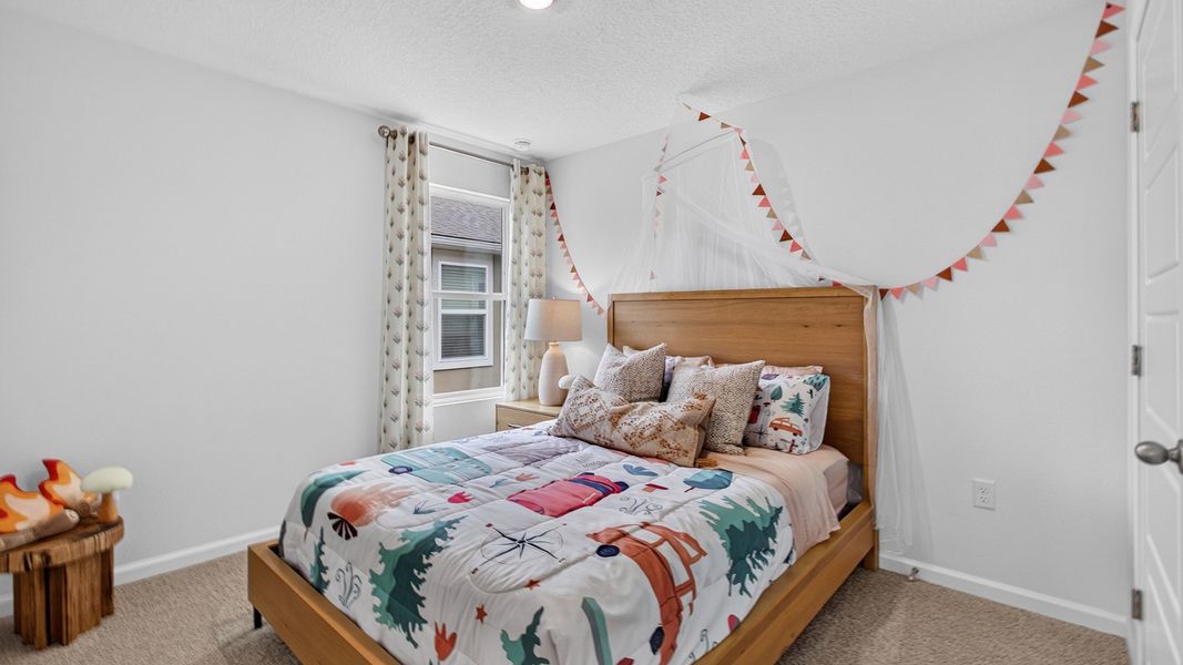 Furnished interior view inside a new home in Bridle Creek, Jacksonville (Image 23).