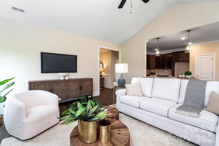 Furnished interior view inside a new home in , Monroe (Image 9). Furnished interior view inside a new home in , Monroe (Image 9).