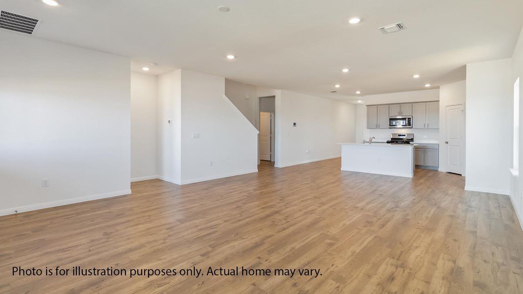 Spacious, unfurnished interior of a new home in Bar W Ranch, Leander (Image 21).