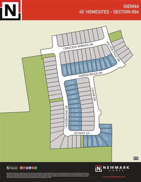 Image 36 of a home in Sienna 45', 50'.