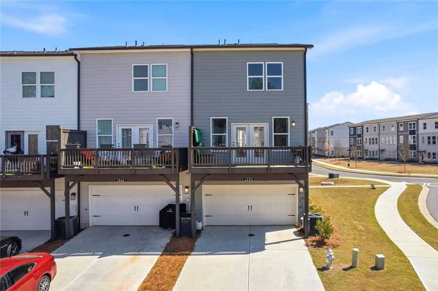 Front exterior of a new home in , Acworth, GA, highlighting curb appeal (Image 1). Front exterior of a new home in , Acworth, GA, highlighting curb appeal (Image 1).