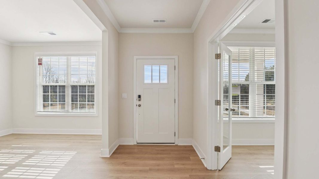 Spacious, unfurnished interior of a new home in Oak Grove Hill, Huntersville (Image 17). Spacious, unfurnished interior of a new home in Oak Grove Hill, Huntersville (Image 17).