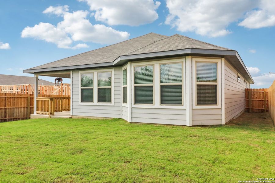 Exterior details and patio area of a home in Remington Ranch, San Antonio (Image 26). Exterior details and patio area of a home in Remington Ranch, San Antonio (Image 26).