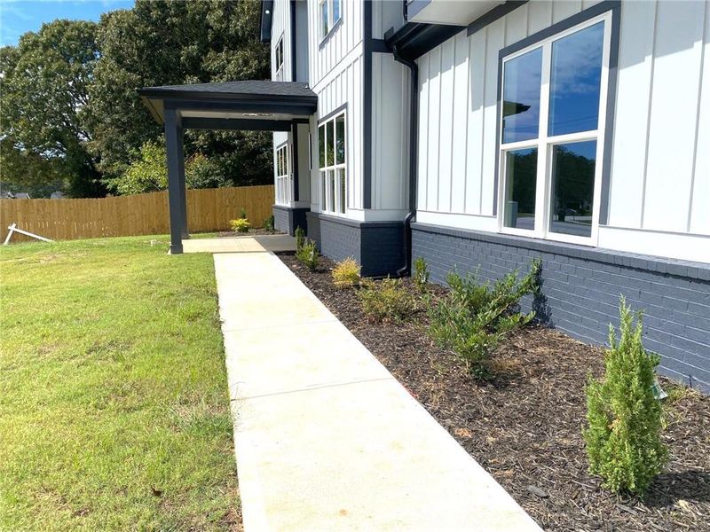 Exterior details and patio area of a home in , Snellville (Image 28).