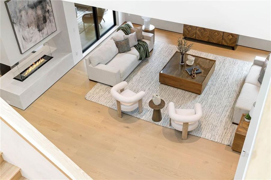 Furnished interior view inside a new home in , Atlanta (Image 44). Furnished interior view inside a new home in , Atlanta (Image 44).