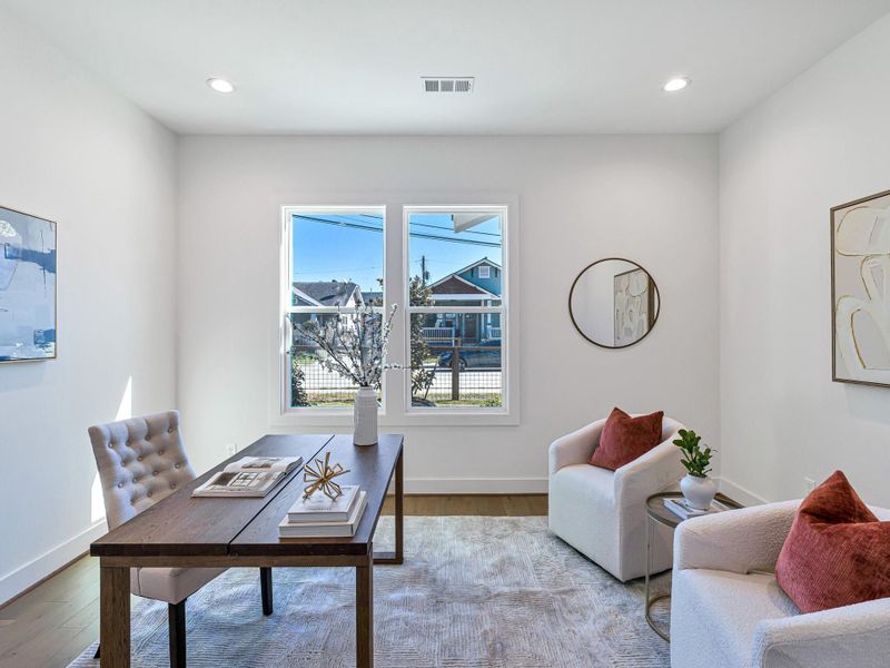 Furnished interior view inside a new home in , Houston (Image 11). Furnished interior view inside a new home in , Houston (Image 11).