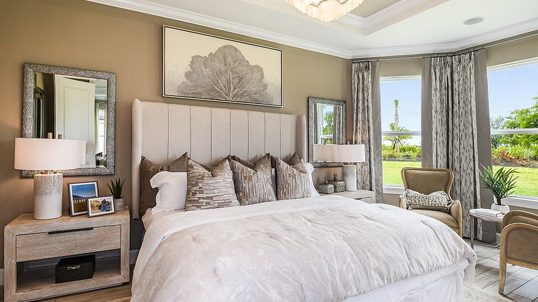 Representative furnished interior of a home built from the Roma by Taylor Morrison in Esplanade at Azario Lakewood Ranch, Lakewood Ranch (Image 10).