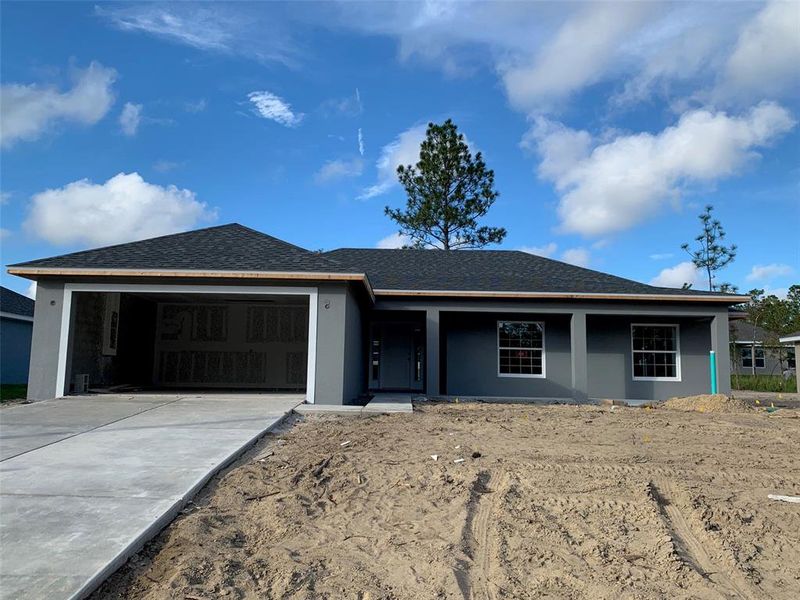 In-progress construction of a new home in , Dunnellon, FL (Image 7).