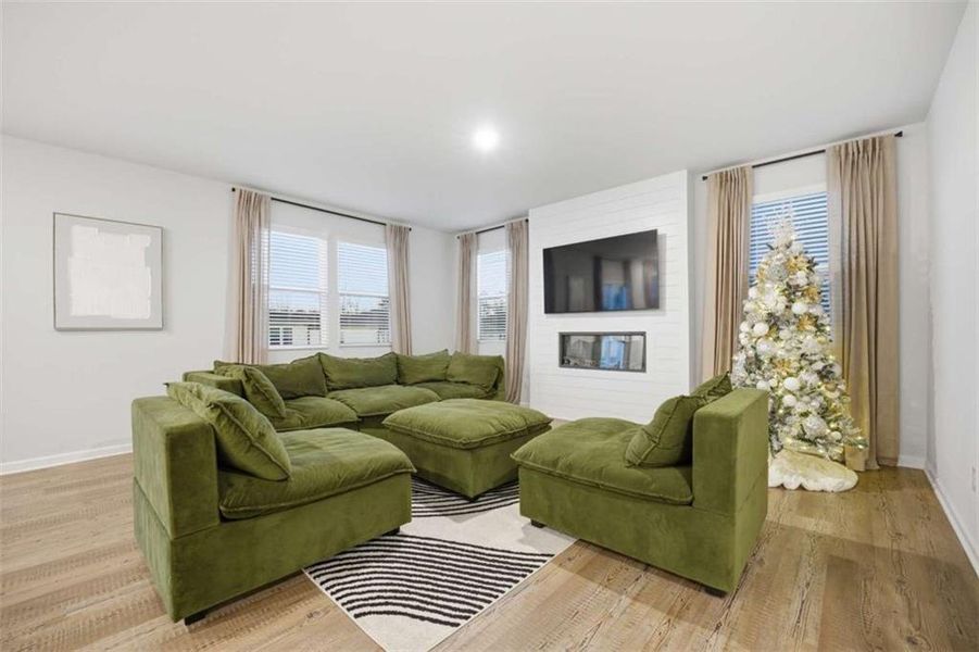 Furnished interior view inside a new home in Kingsley Creek, Lithonia (Image 19).
