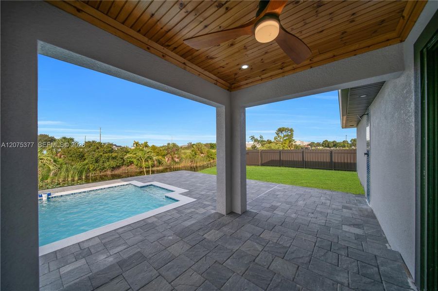 Exterior details and patio area of a home in , Cape Coral (Image 18). Exterior details and patio area of a home in , Cape Coral (Image 18).
