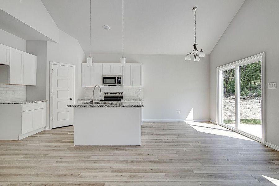 Furnished interior view inside a new home in , Azle (Image 10).