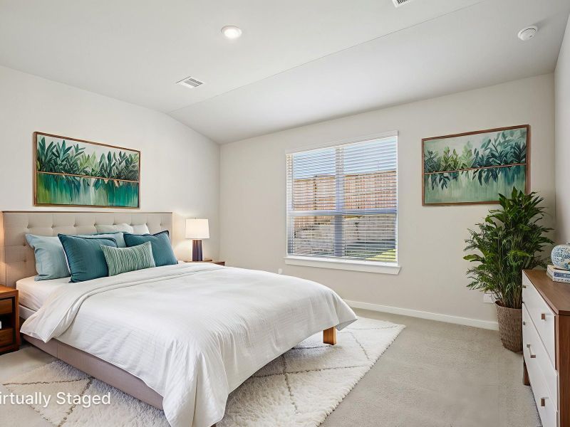 Furnished interior view inside a new home in Sundance Cove - Premier Series, Crosby (Image 6).