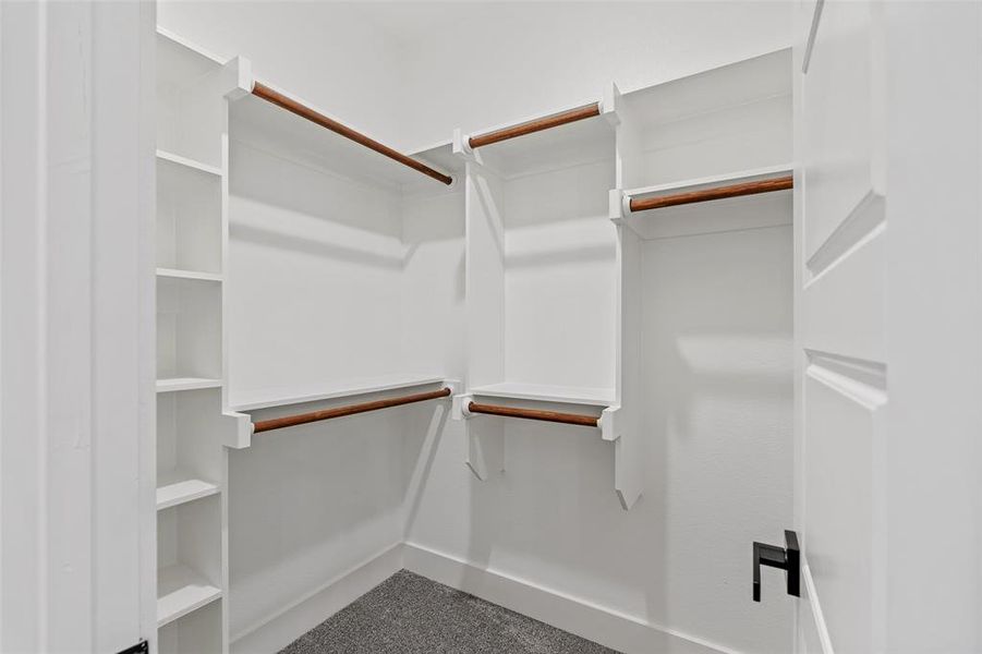 View of spacious closet