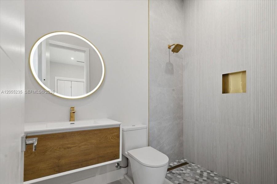 Furnished interior view inside a new home in , Miami (Image 13). Furnished interior view inside a new home in , Miami (Image 13).