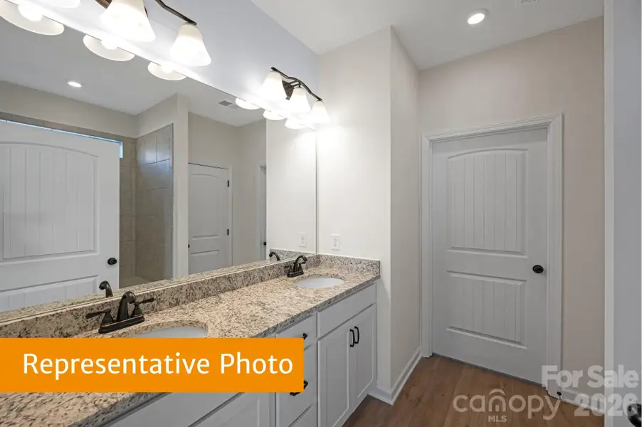 Furnished interior view inside a new home in Country Club Village, Salisbury (Image 4).