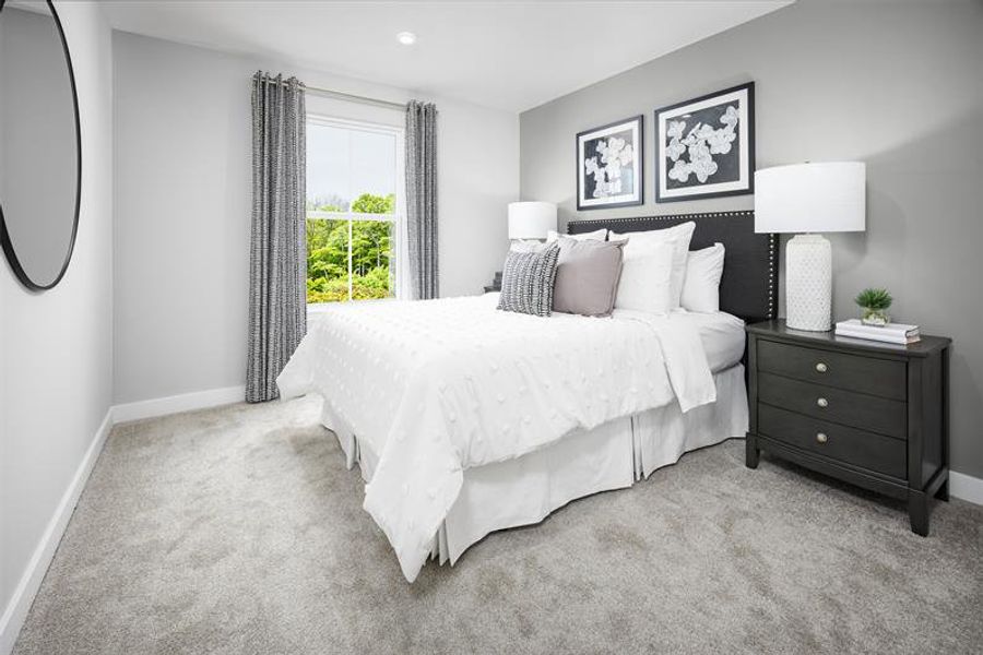 Furnished interior view inside a new home in McCain's Station Townhomes, Gallatin (Image 11).