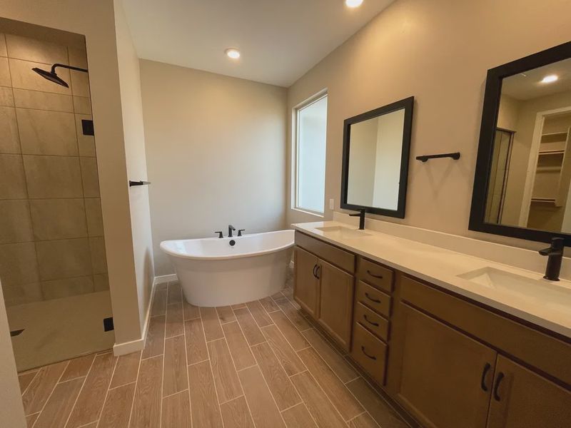 Furnished interior view inside a new home in Acacia at Santana, Yuma (Image 4).