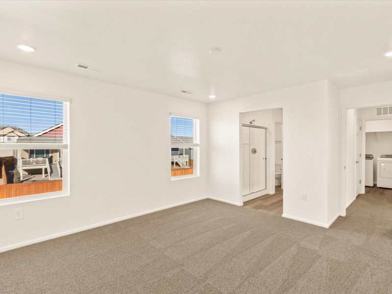 The Pagosa floorplan interior image taken at a Meritage Homes community in Northern Colorado.