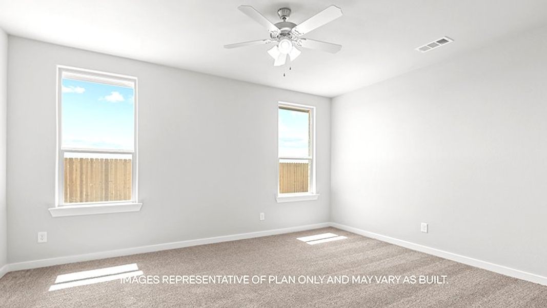 Representative unfurnished interior of a home built from the The Las Cruces by D.R. Horton in Westmont, Lubbock (Image 8).