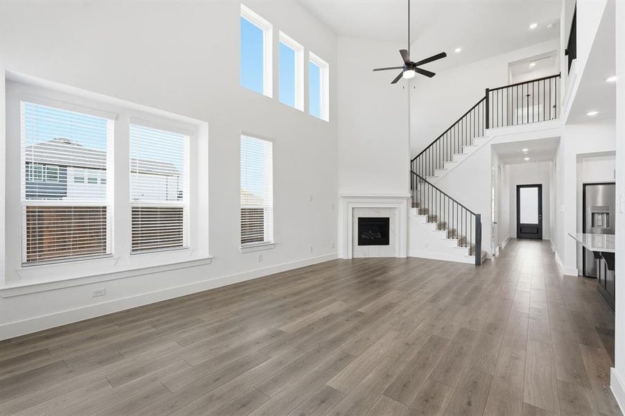 Spacious, unfurnished interior of a new home in Sandbrock Ranch, Aubrey (Image 23). Spacious, unfurnished interior of a new home in Sandbrock Ranch, Aubrey (Image 23).