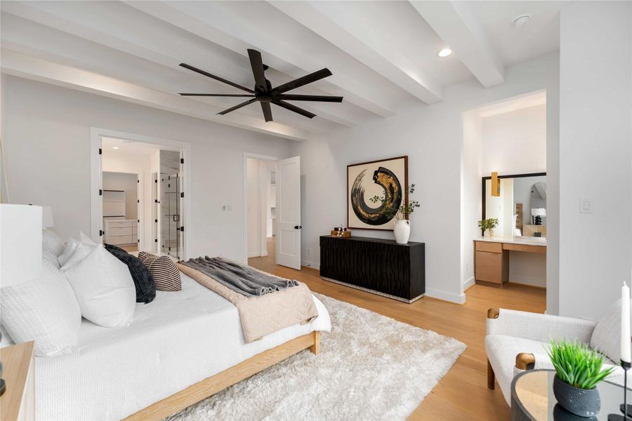 Furnished interior view inside a new home in , Houston (Image 3).