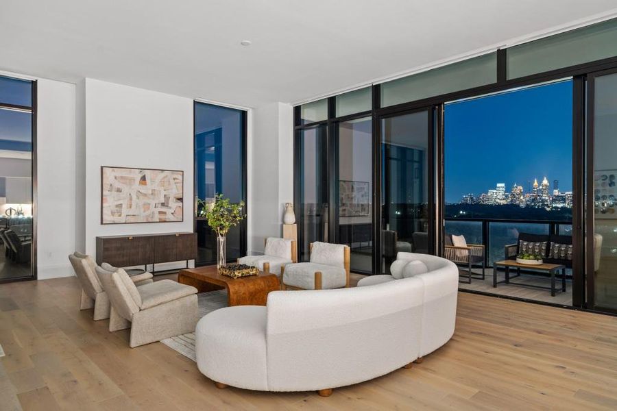 Furnished interior view inside a new home in The Dillon Buckhead, Atlanta (Image 53).