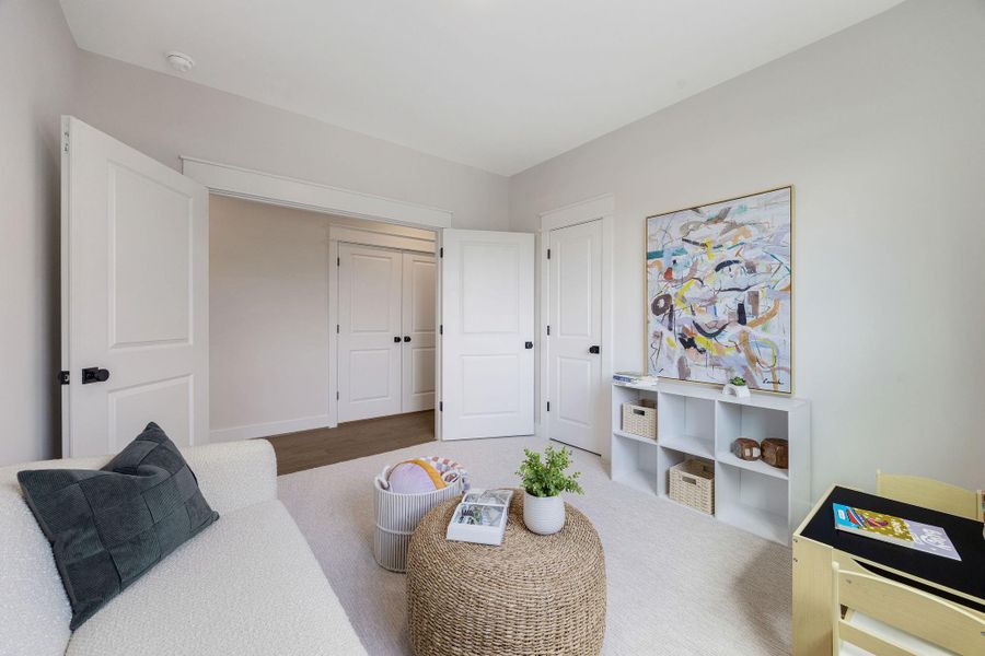 Furnished interior view inside a new home in Montridge, Houston (Image 11).