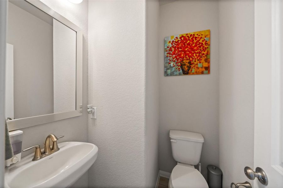 Furnished interior view inside a new home in Waterstone on Lake Conroe, Montgomery (Image 25).