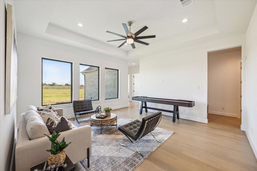 Game Room/Flex Space off of Dining Area. Game Room/Flex Space off of Dining Area.