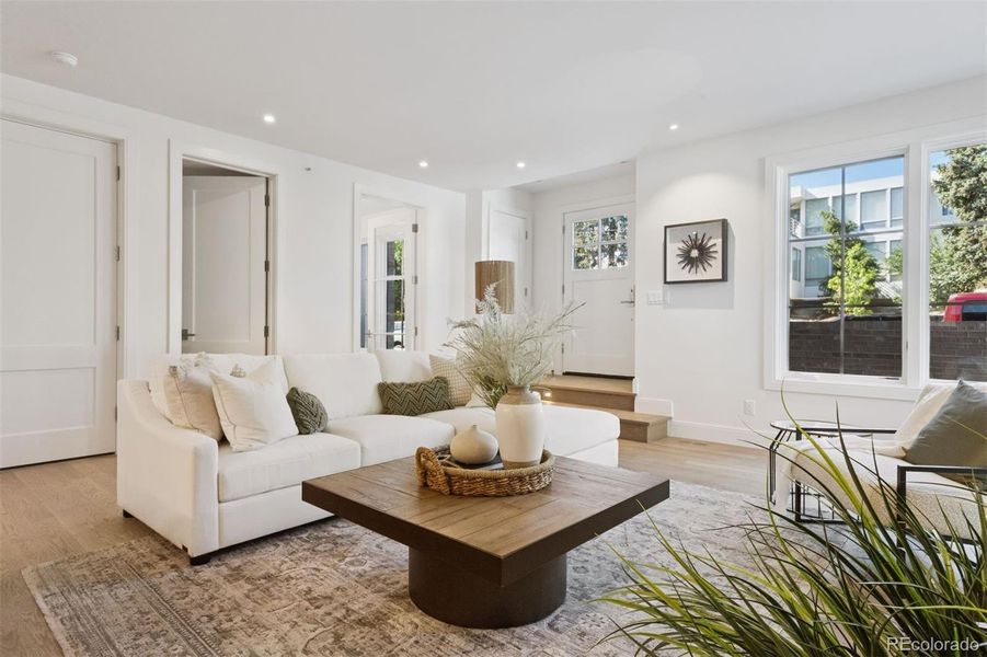 Furnished interior view inside a new home in , Denver (Image 19).