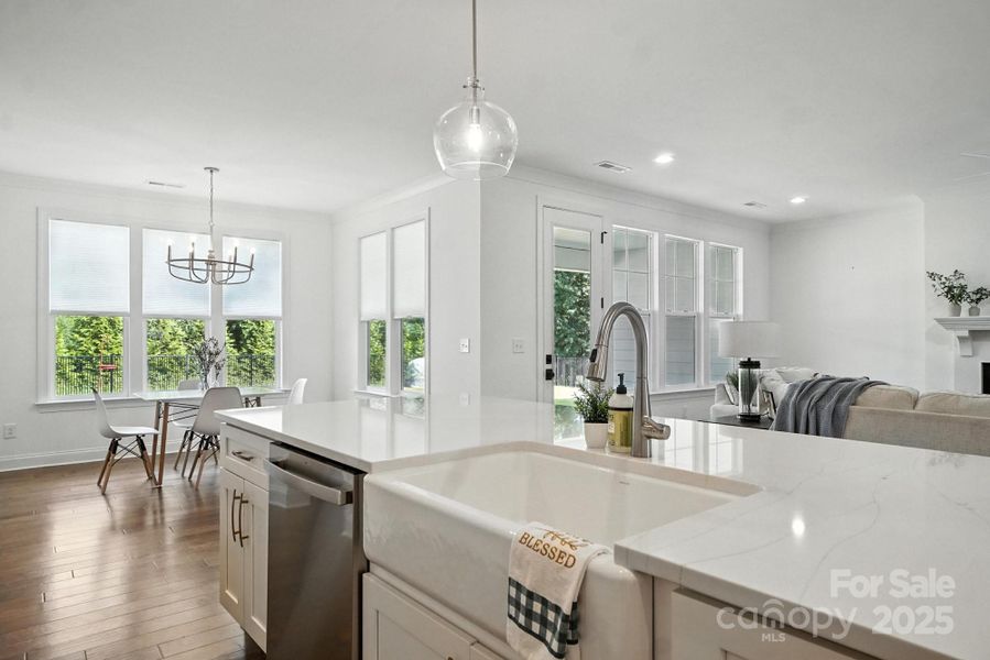Furnished interior view inside a new home in , Mooresville (Image 9). Furnished interior view inside a new home in , Mooresville (Image 9).