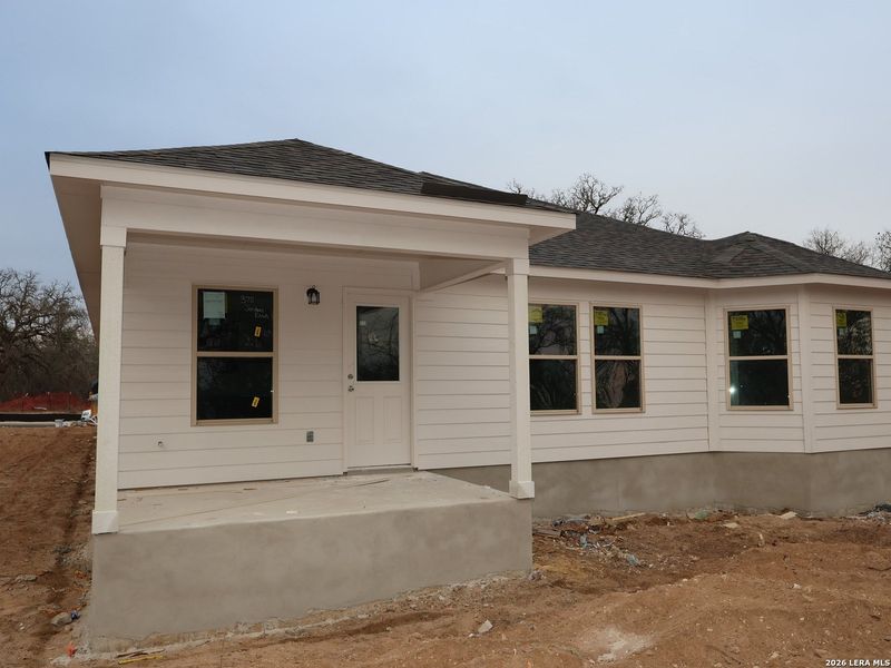 In-progress construction of a new home in Jordan's Ranch, San Antonio, TX (Image 23).