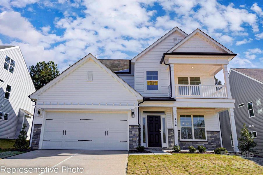 Homesite 81 features a Cypress I floorplan with front-load garage.