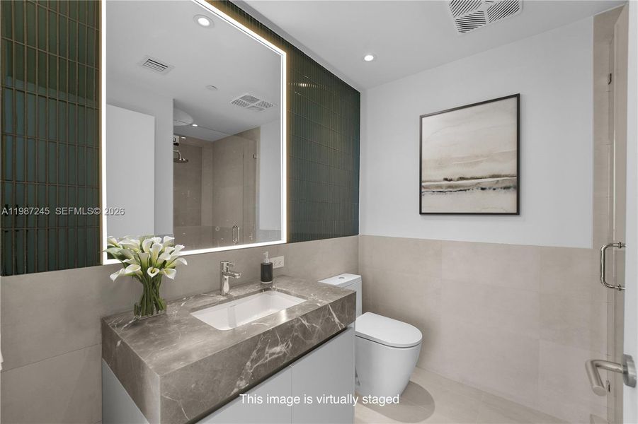 Bathroom for Second Bedroom Virtually Staged Bathroom for Second Bedroom Virtually Staged