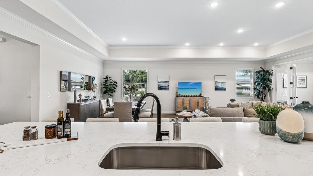 Representative furnished interior of a home built from the Venice by Maronda Homes in Malabar Springs, Palm Bay (Image 11).