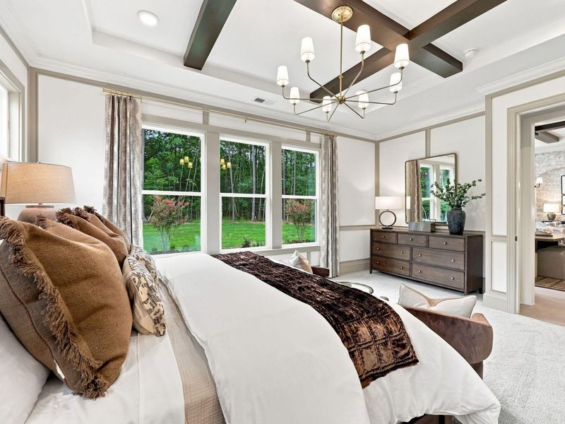 Furnished interior view inside a new home in Rockport, Wake Forest (Image 26).