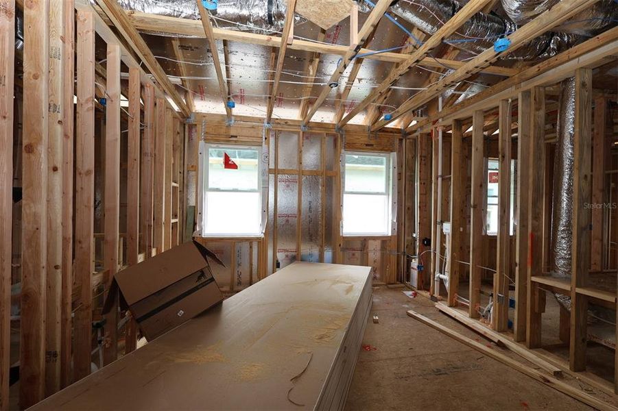 In-progress construction of a new home in Lake Star at Ovation, Winter Garden, FL (Image 15).