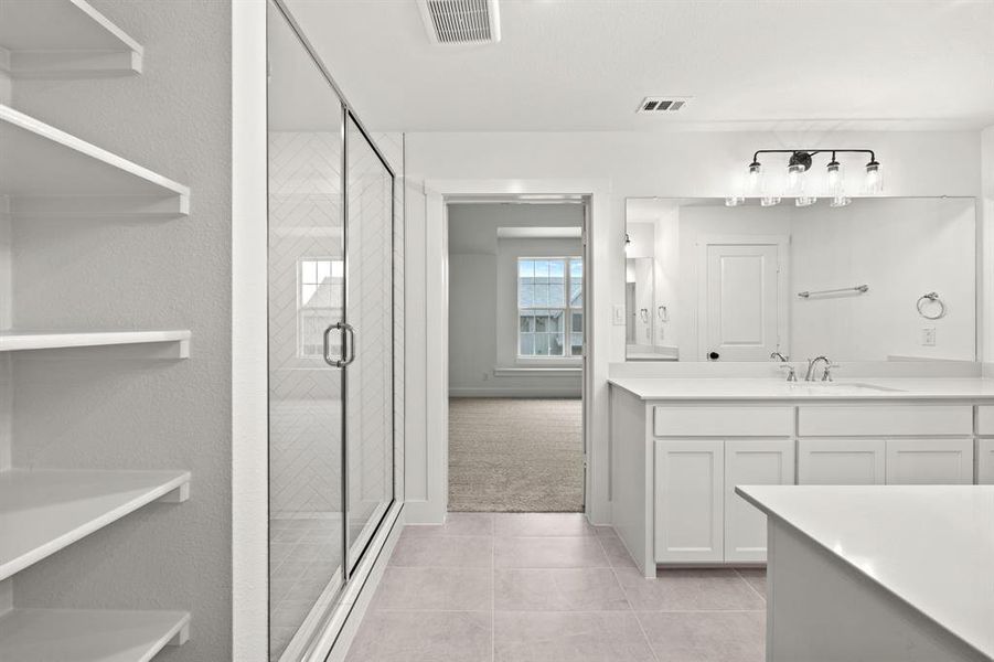 Furnished interior view inside a new home in North Square at Uptown, Celina (Image 6).