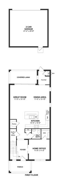 2D floor plan layout for the Nicola by K. Hovnanian® Homes in Osprey Ranch, Winter Garden, FL (Image 3). 2D floor plan layout for the Nicola by K. Hovnanian® Homes in Osprey Ranch, Winter Garden, FL (Image 3).
