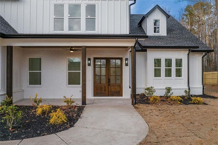 Exterior details and patio area of a home in , Bethlehem (Image 4).