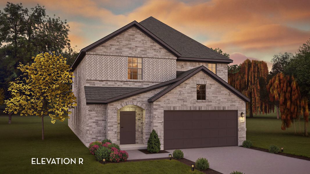 Representative exterior photo of a completed home built from the Alder by CastleRock Communities in Westridge, McKinney, TX (Image 2).
