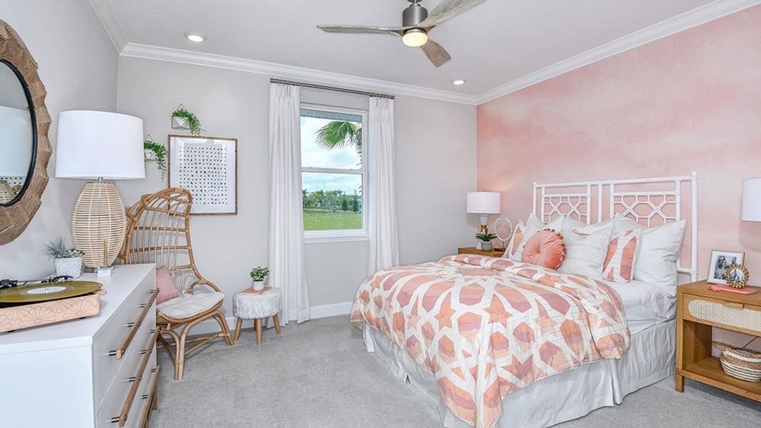 Furnished interior view inside a new home in Colbert Landings, Palm Coast (Image 14). Furnished interior view inside a new home in Colbert Landings, Palm Coast (Image 14).