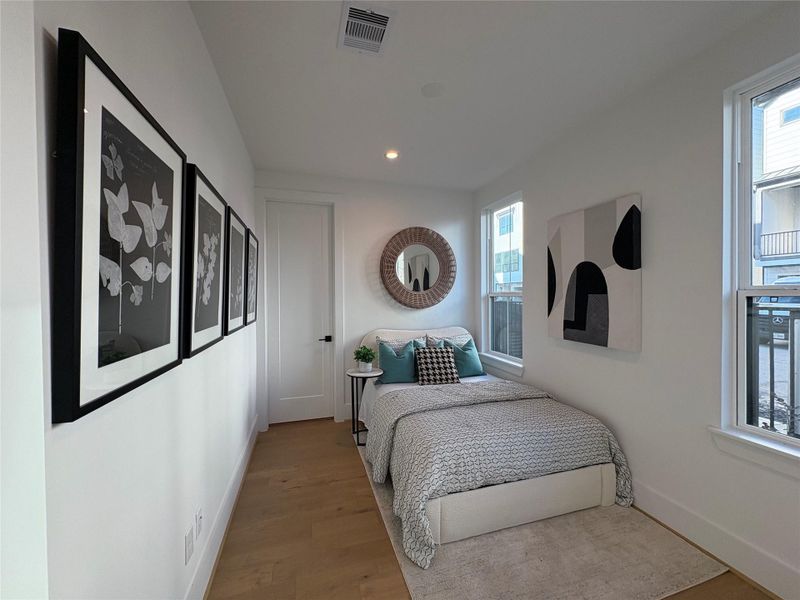 Furnished interior view inside a new home in , Houston (Image 23).