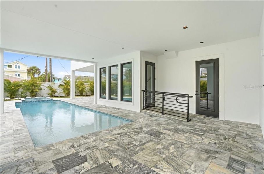 Exterior details and patio area of a home in , Englewood (Image 51).