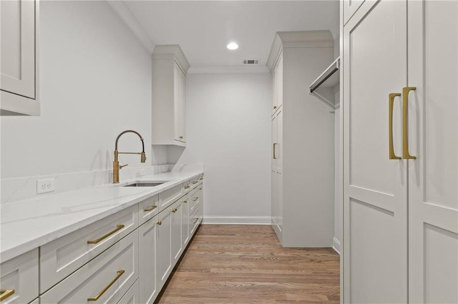 Furnished interior view inside a new home in , Buford (Image 40).