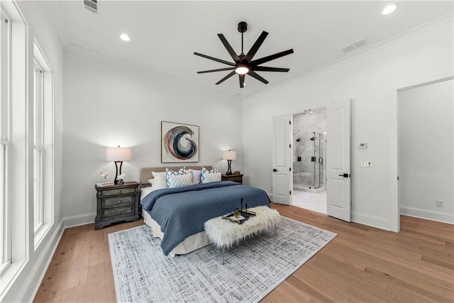 Furnished interior view inside a new home in , Greensboro (Image 9).