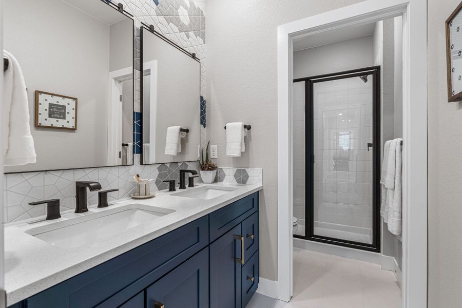 Representative furnished interior of a home built from the Steamboat Plus | A Multi-Gen Home by Taylor Morrison in Macanta, Castle Rock (Image 30).