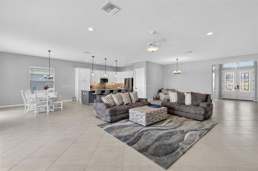 Furnished interior view inside a new home in , The Villages (Image 20).